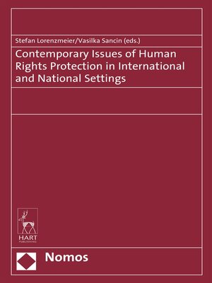 cover image of Contemporary Issues of Human Rights Protection in International and National Settings